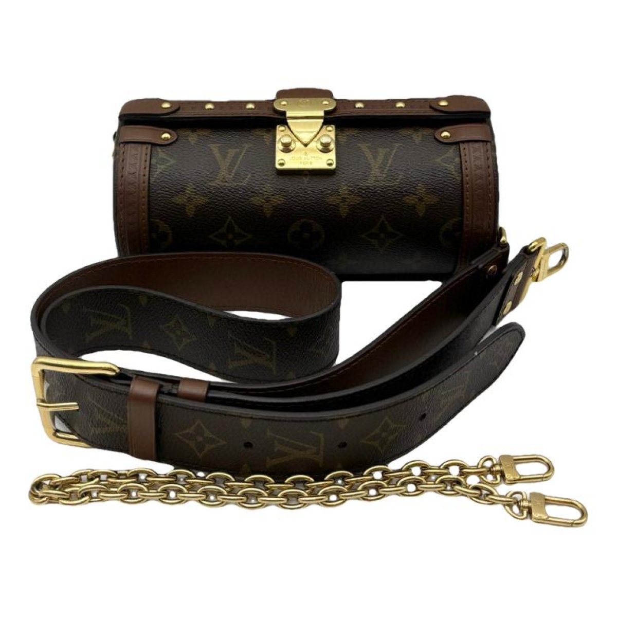 Papillon Trunk vinyl handbag