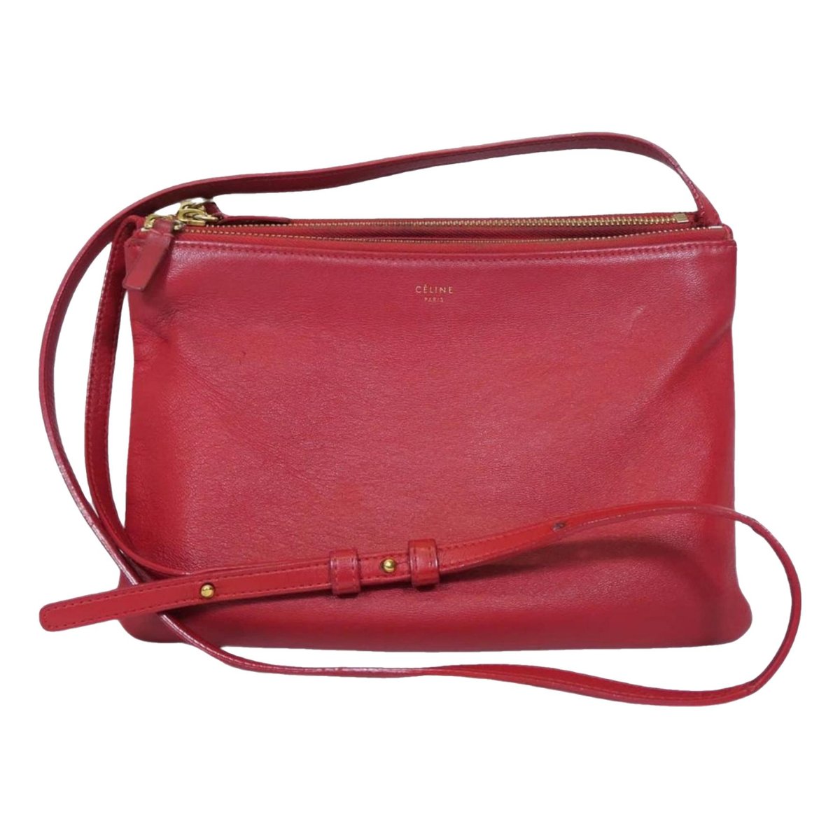 Trio leather crossbody bag