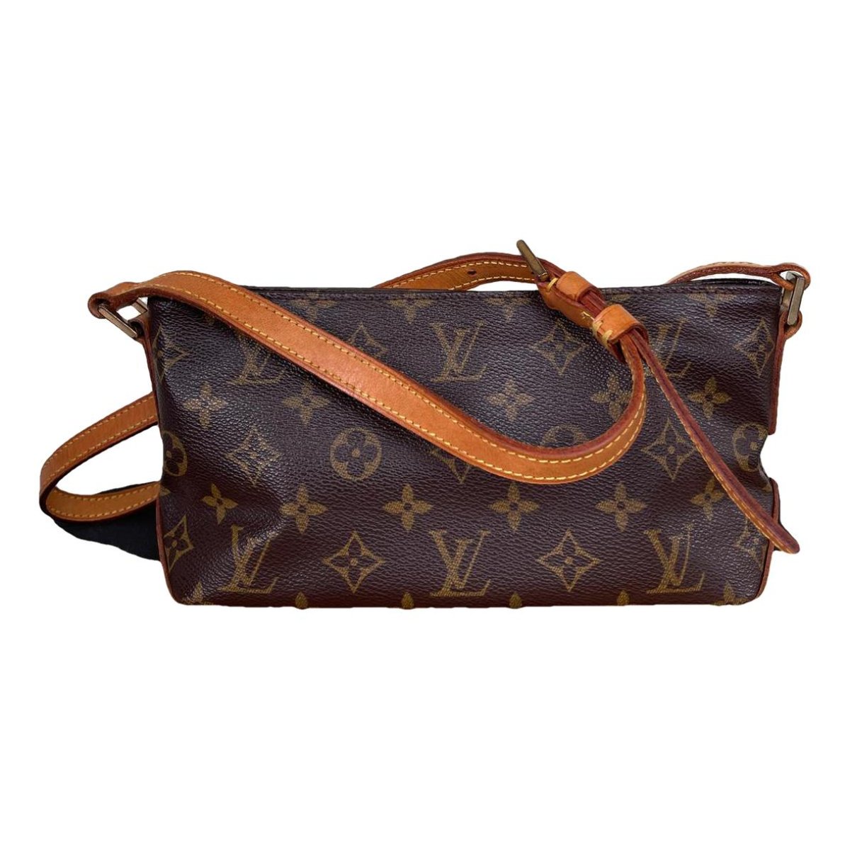 Trotteur leather handbag