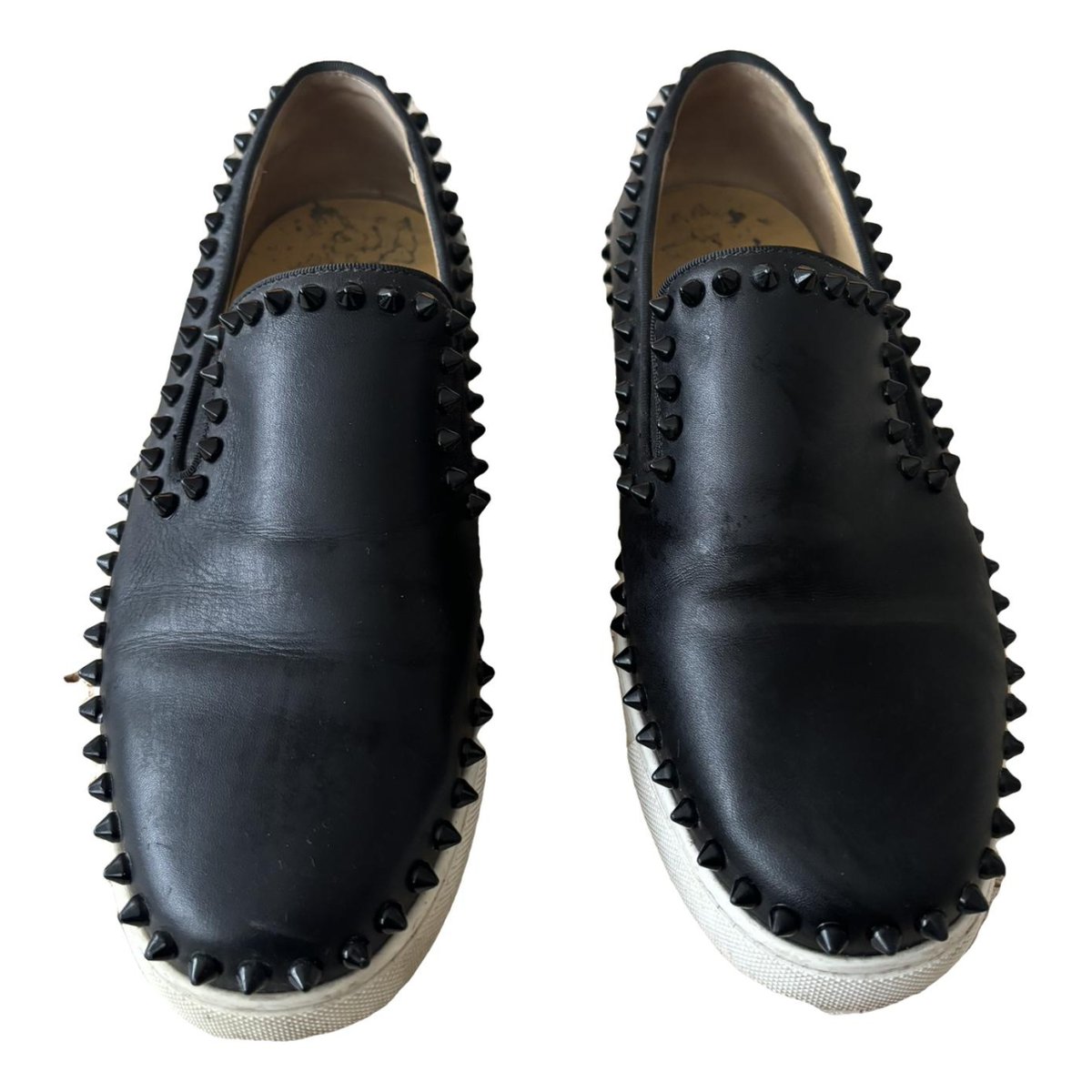 Pik Boat leather trainers