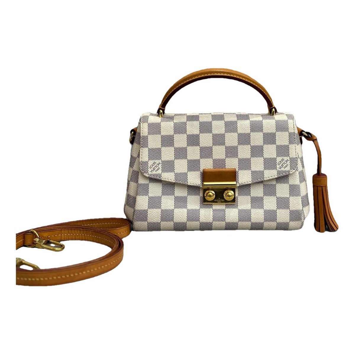 Croisette leather handbag