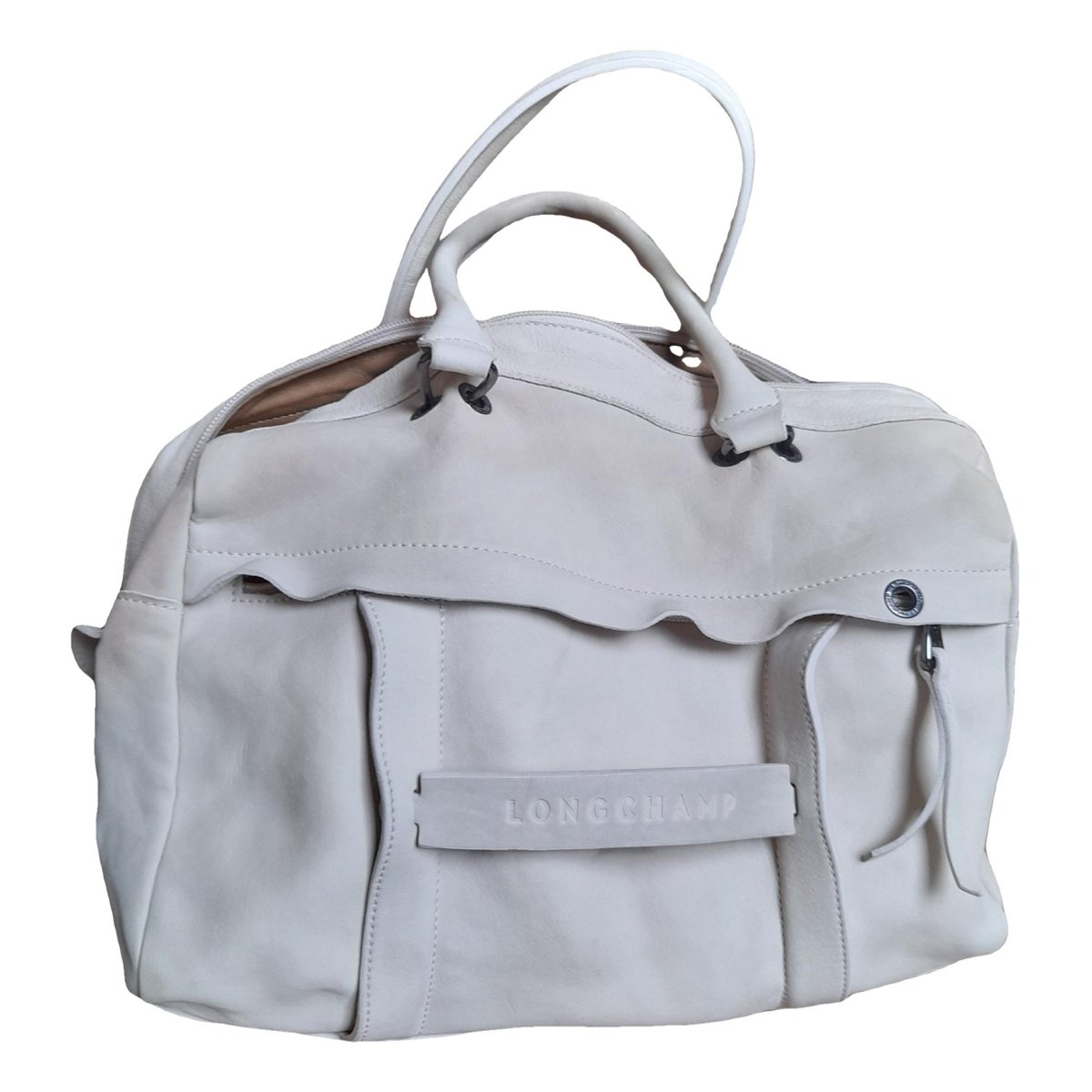 3D leather handbag