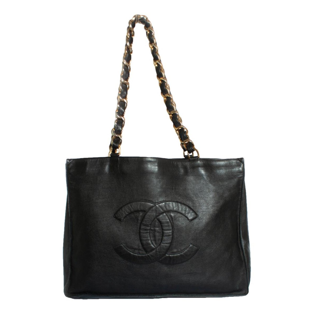 Vintage CC Chain leather handbag