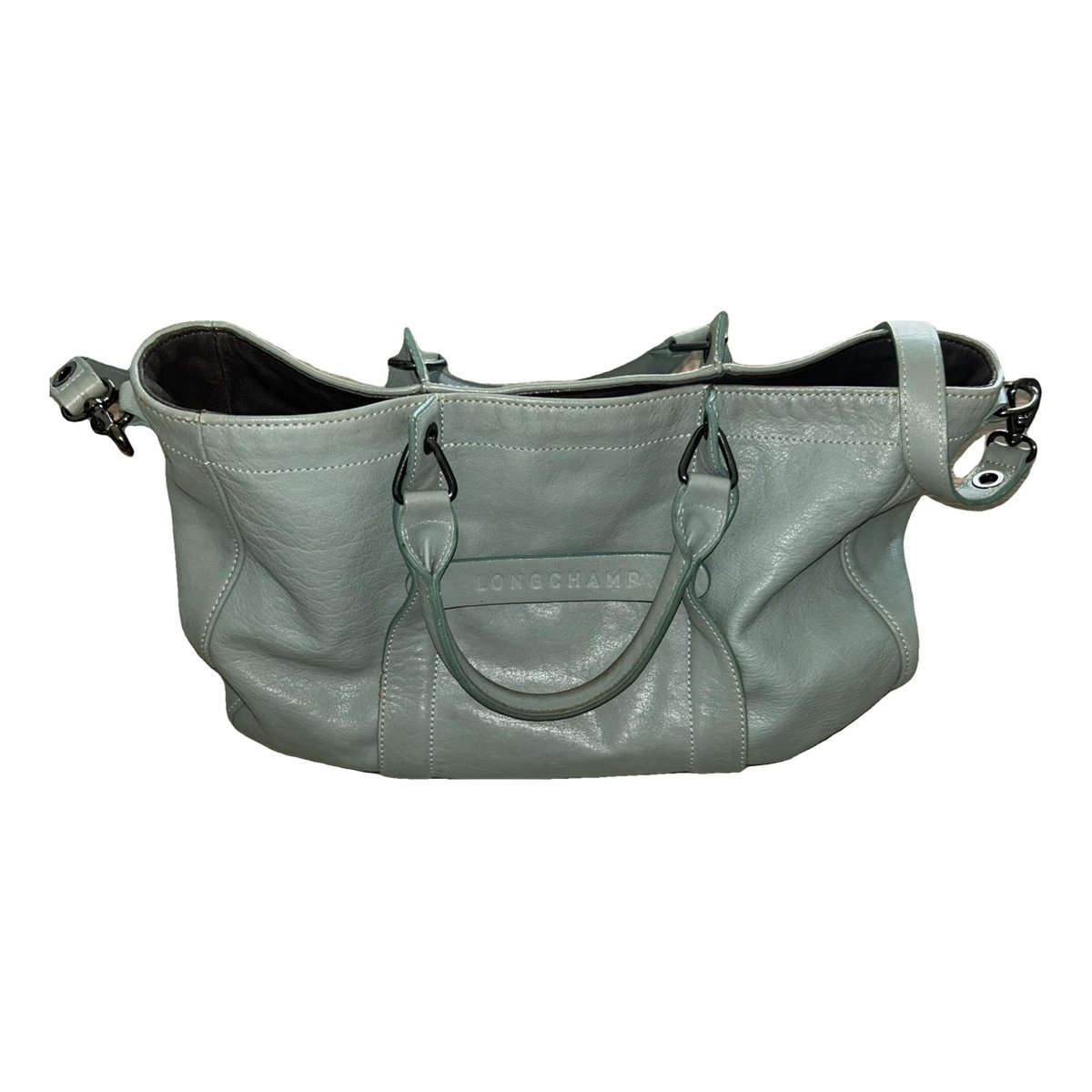 3D leather handbag