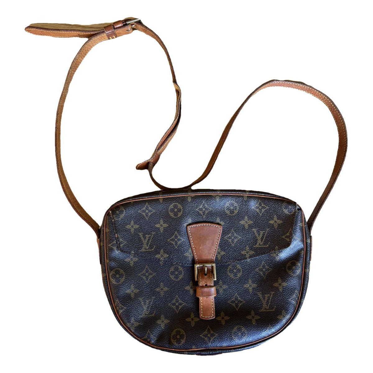 Jeune fille leather crossbody bag