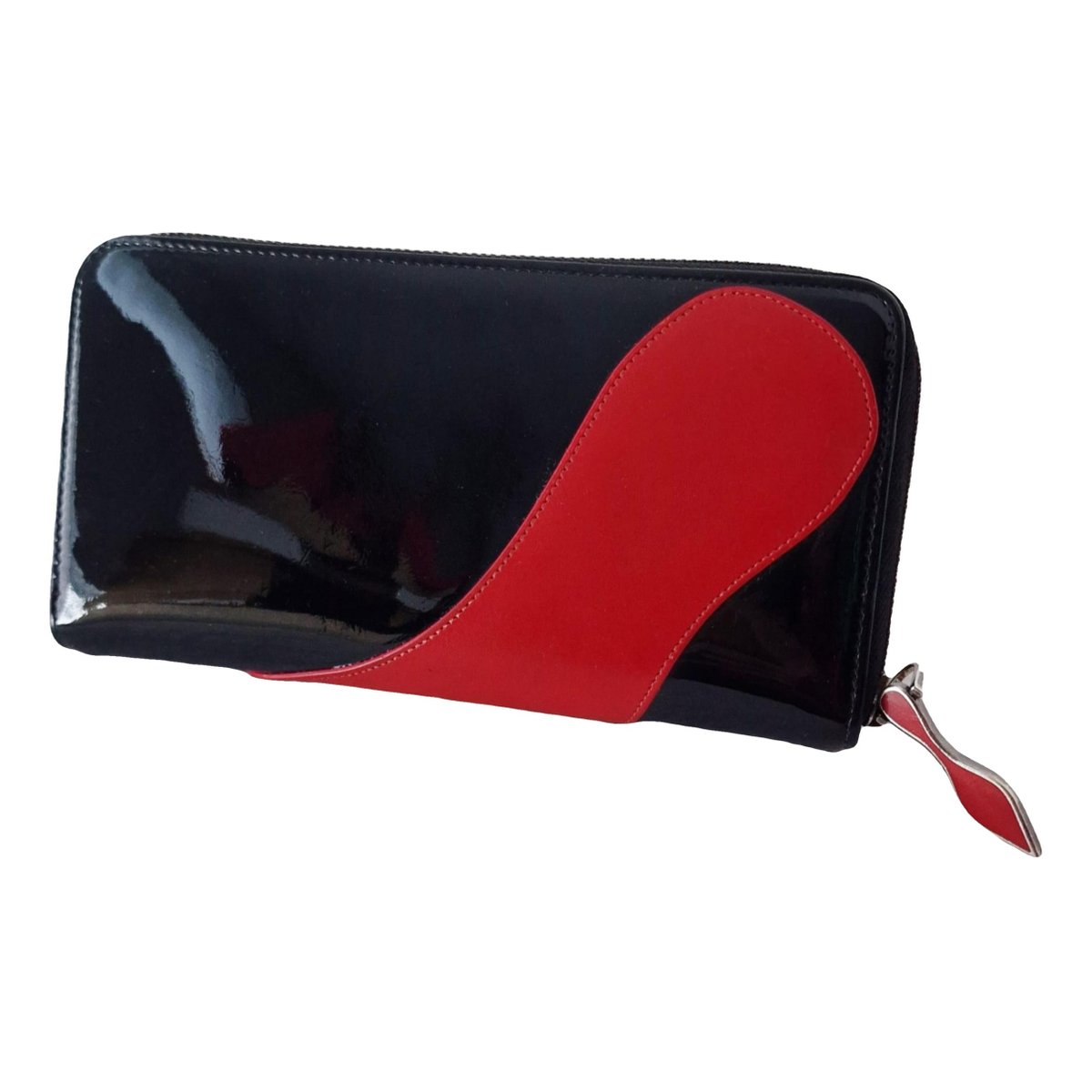 Panettone patent leather wallet