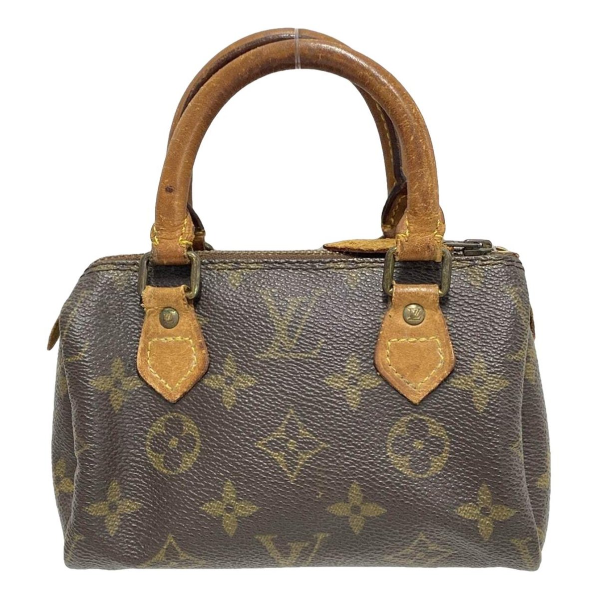Nano Speedy / Mini HL leather crossbody bag