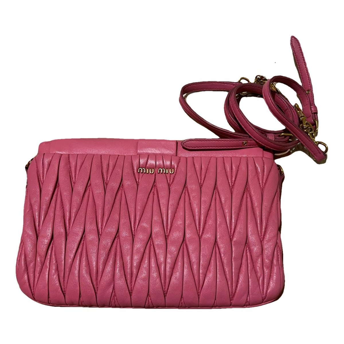 Miu delice leather handbag