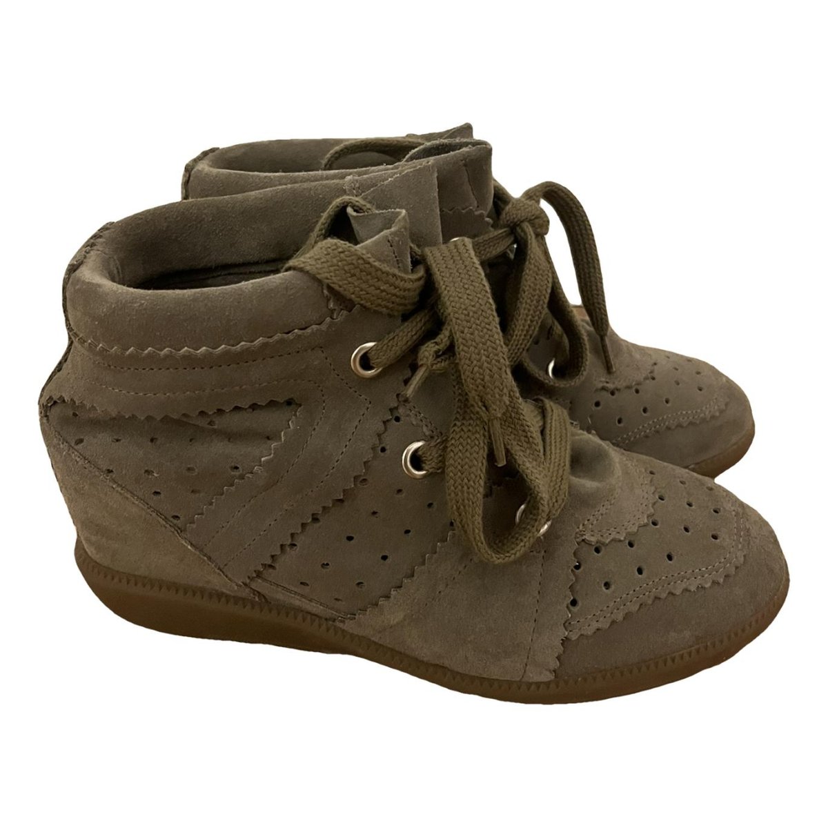Bobby leather trainers