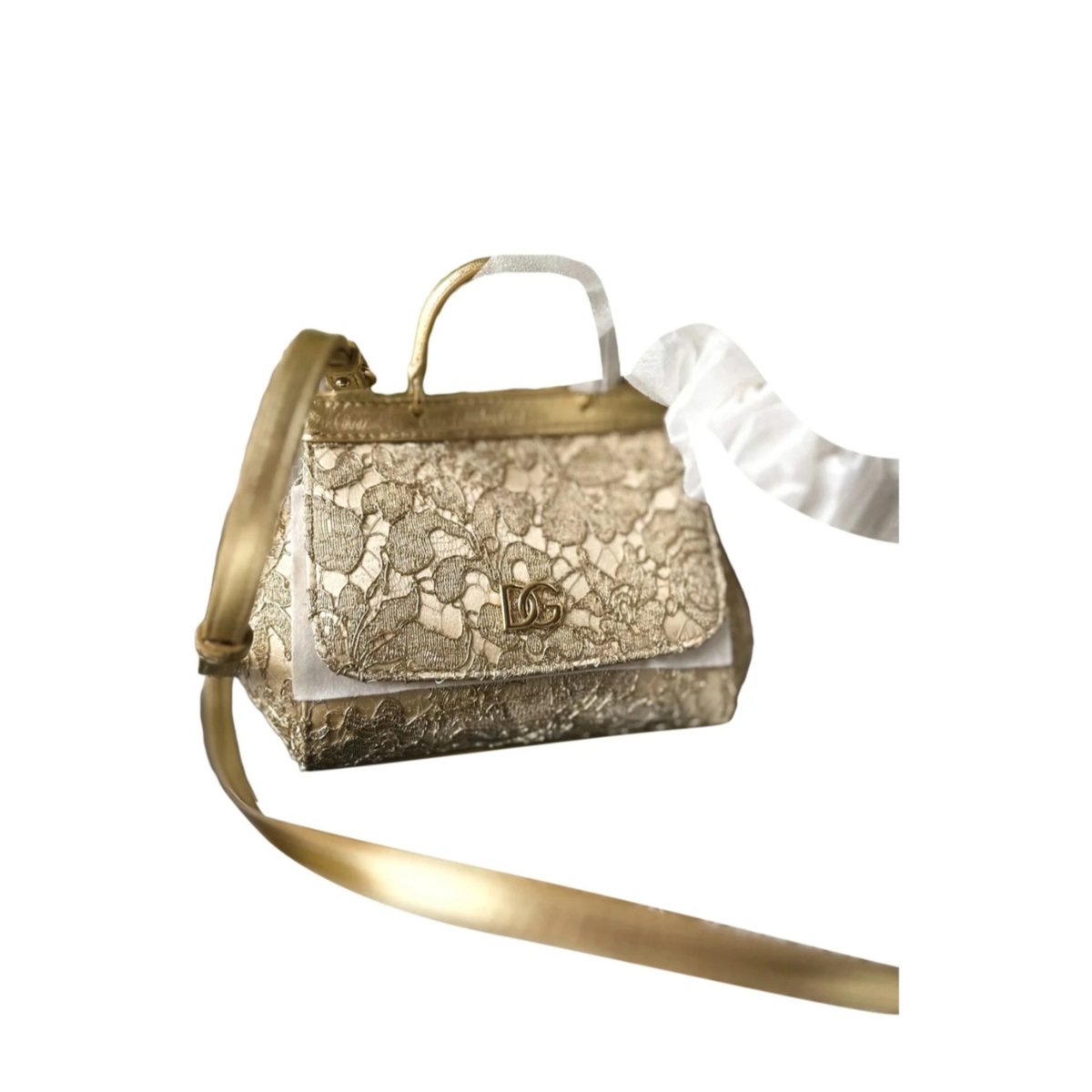 DG Girls leather crossbody bag