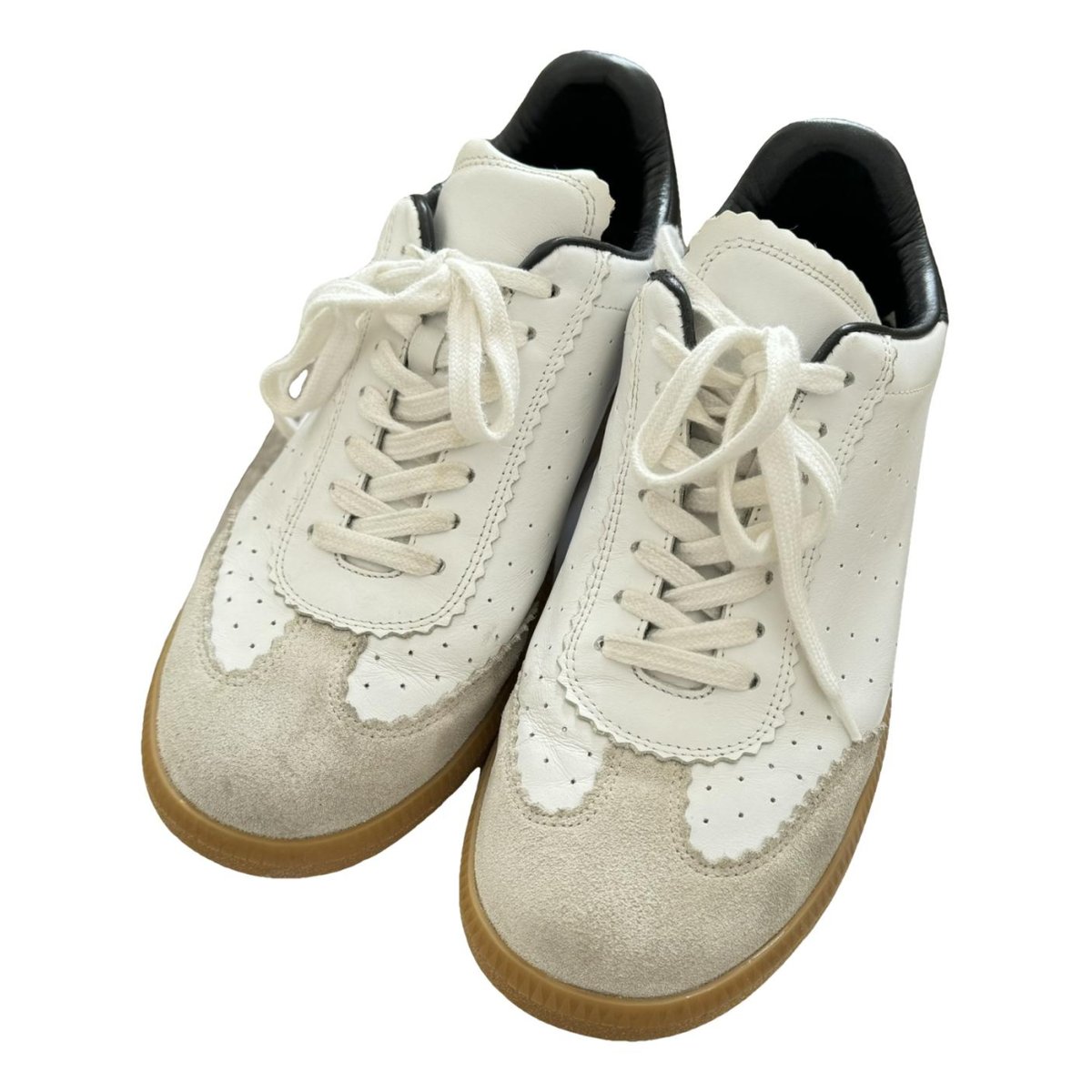 Bryce leather trainers