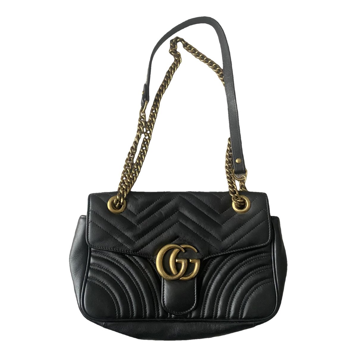 GG Marmont Flap leather crossbody bag
