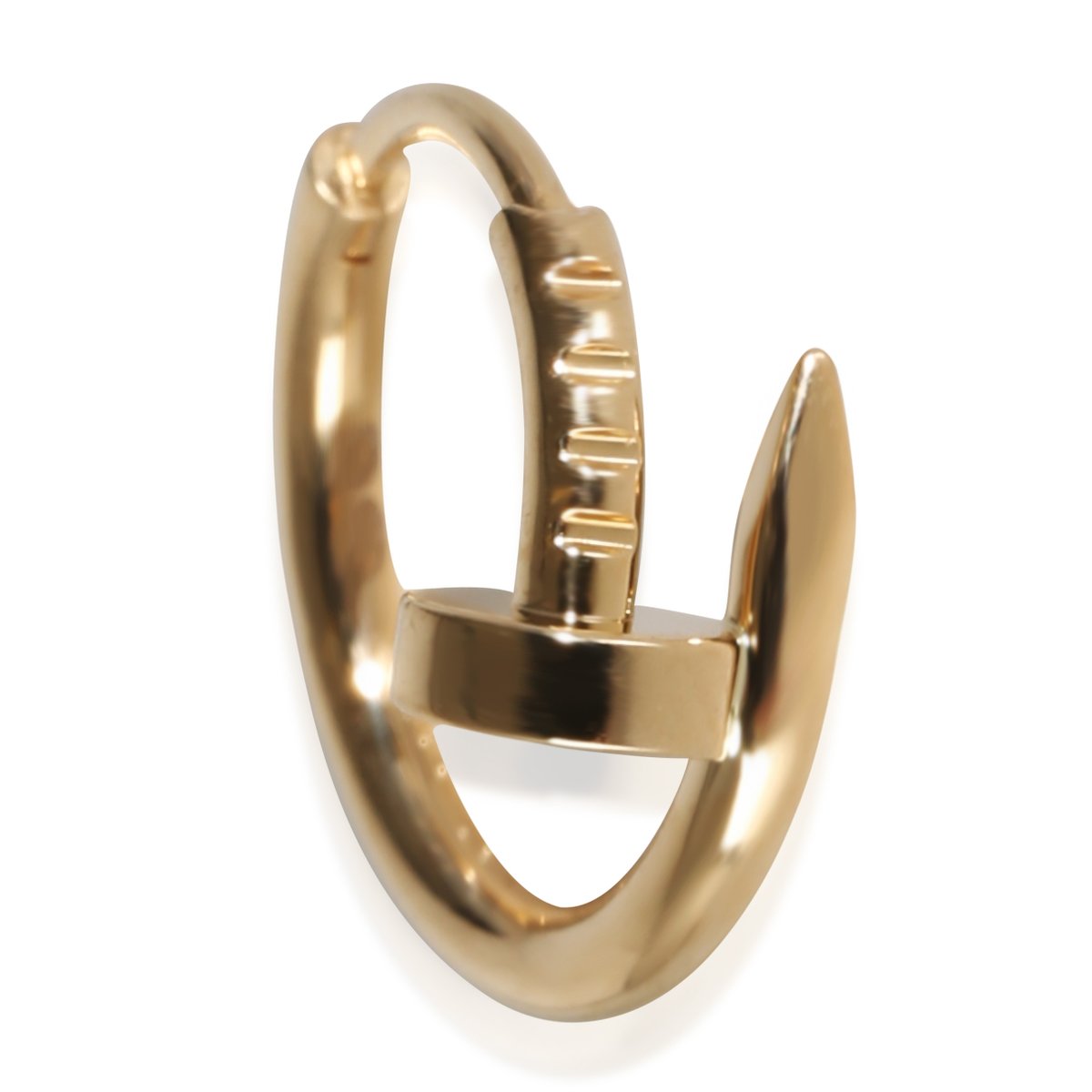 Juste un Clou yellow gold earrings