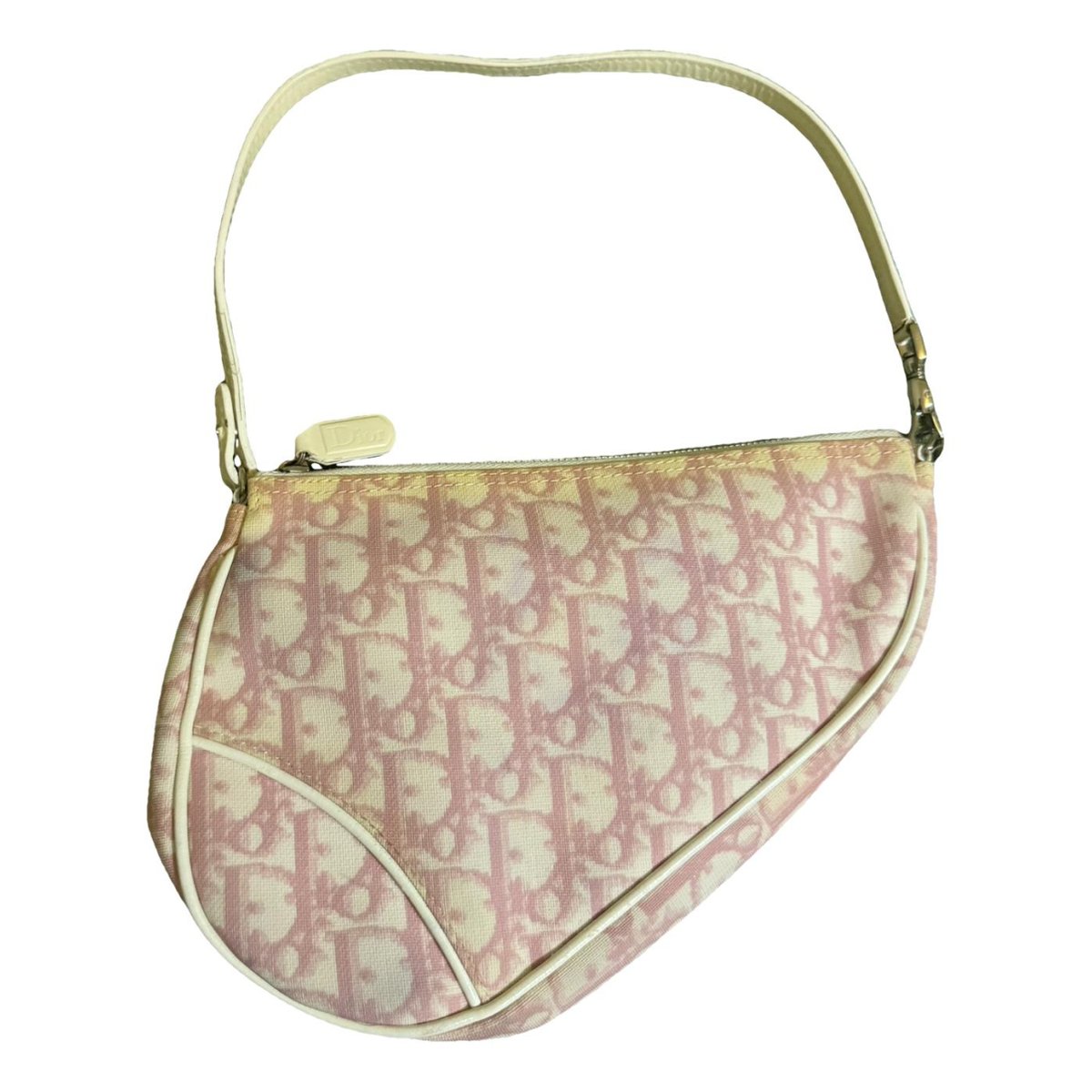 Saddle clutch bag