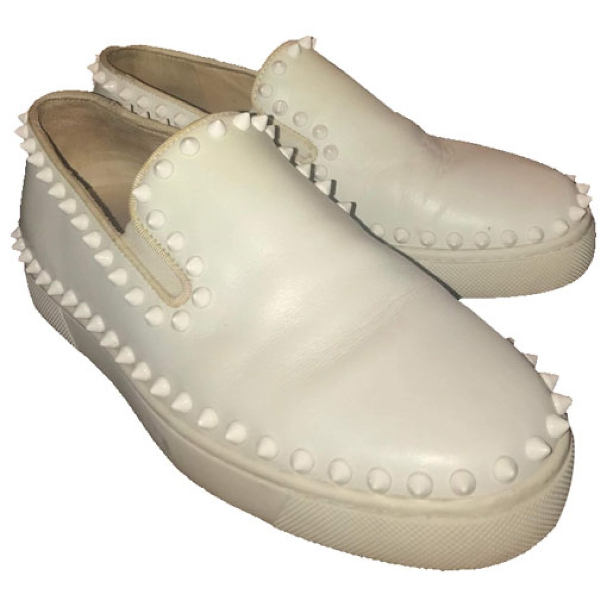 Pik Boat leather trainers