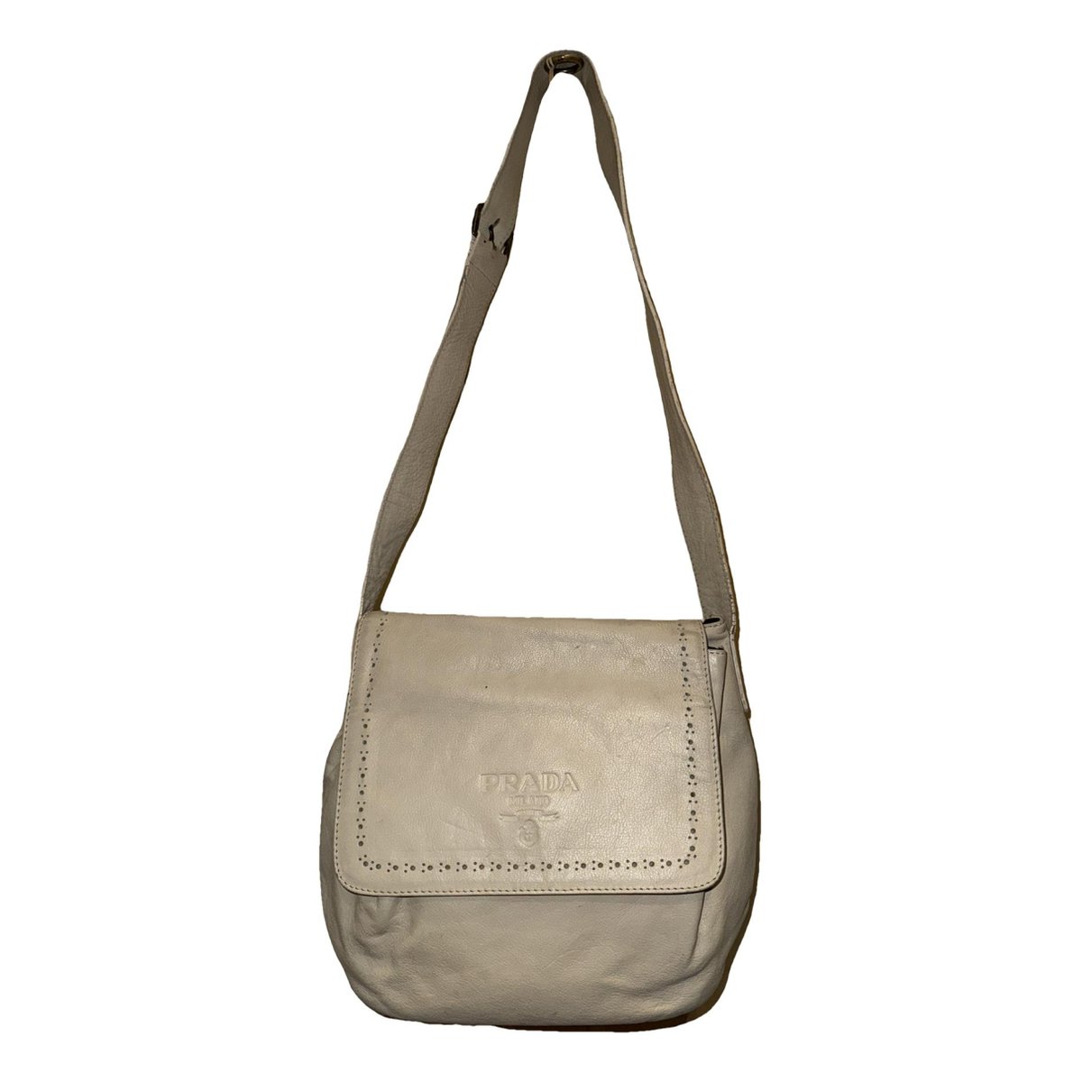 Duet leather crossbody bag