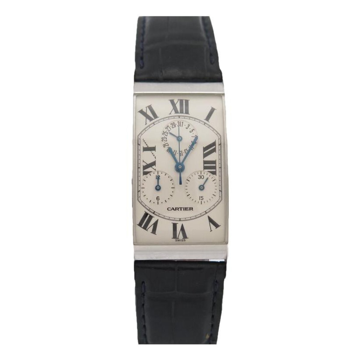 Tank Américaine white gold watch