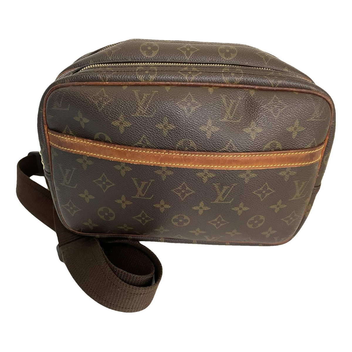 Reporter cloth crossbody bag
