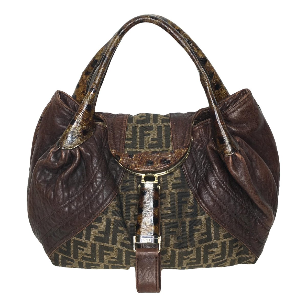 Spy leather handbag