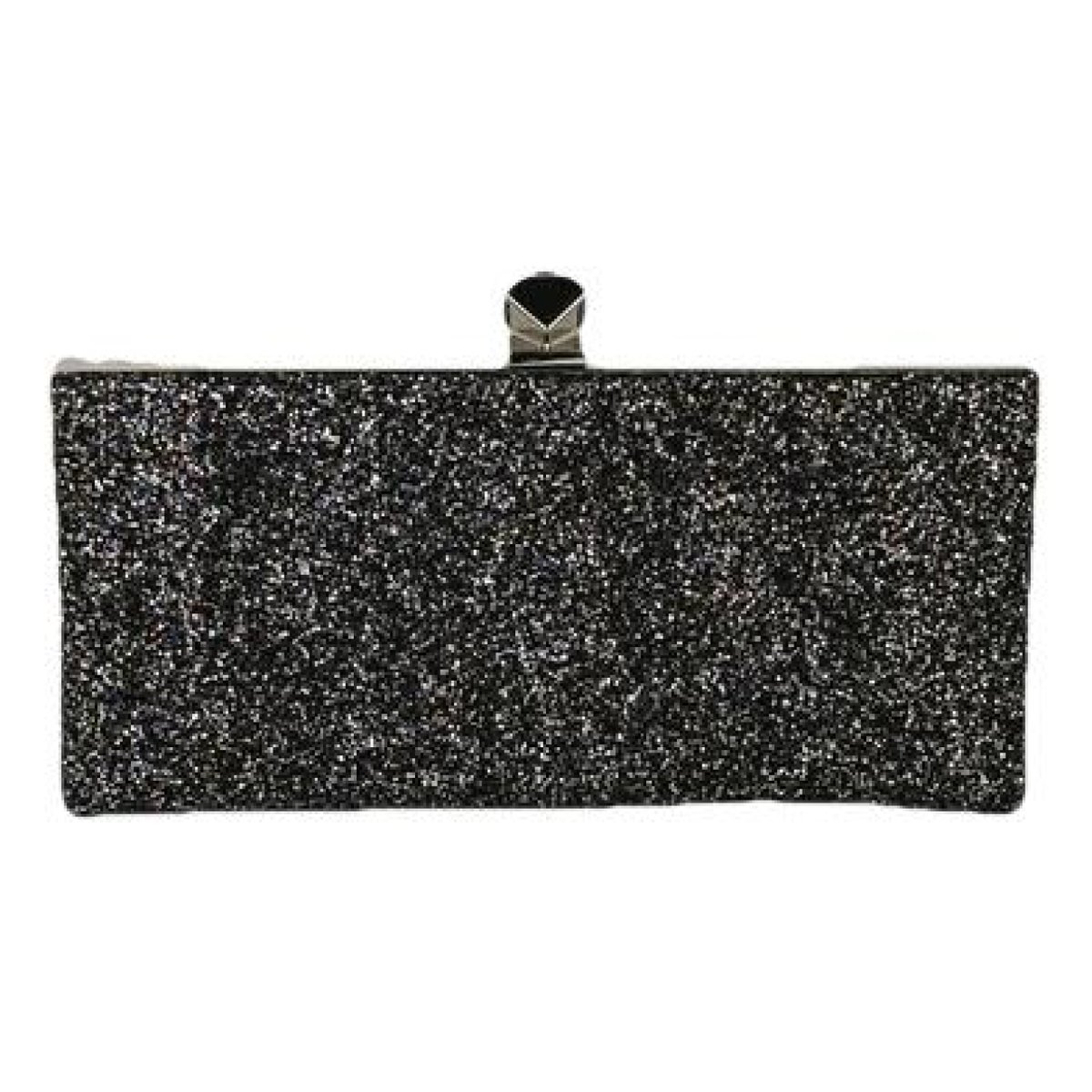 Celeste glitter clutch bag