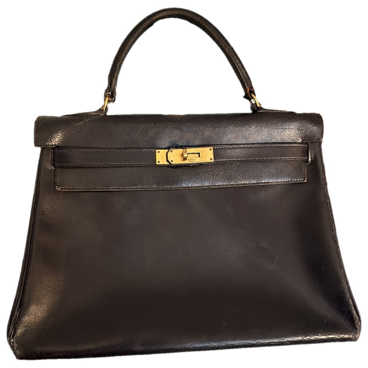 Kelly 32 leather handbag