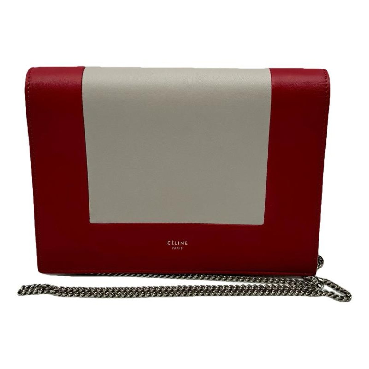 Frame leather crossbody bag