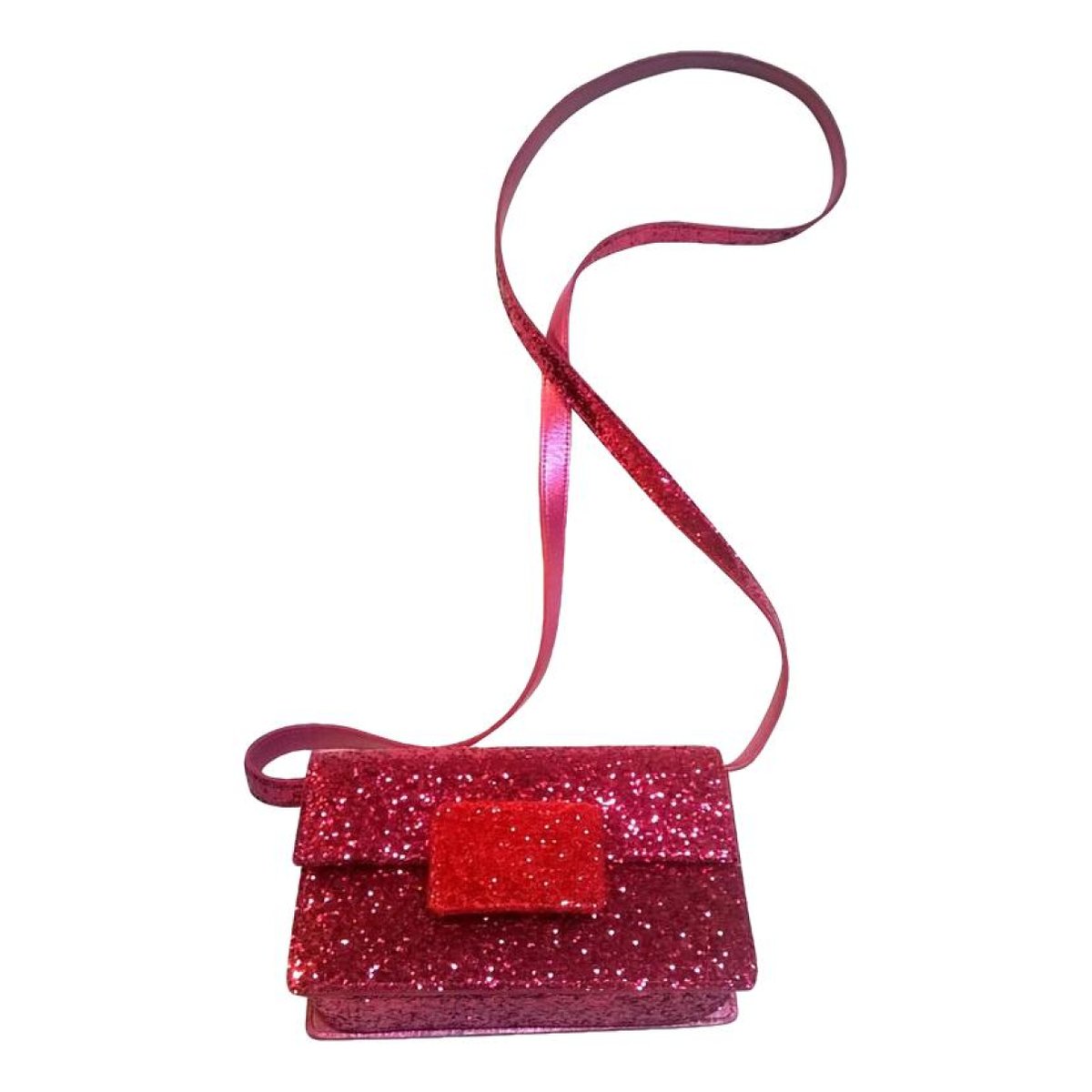 Lulu leather clutch bag