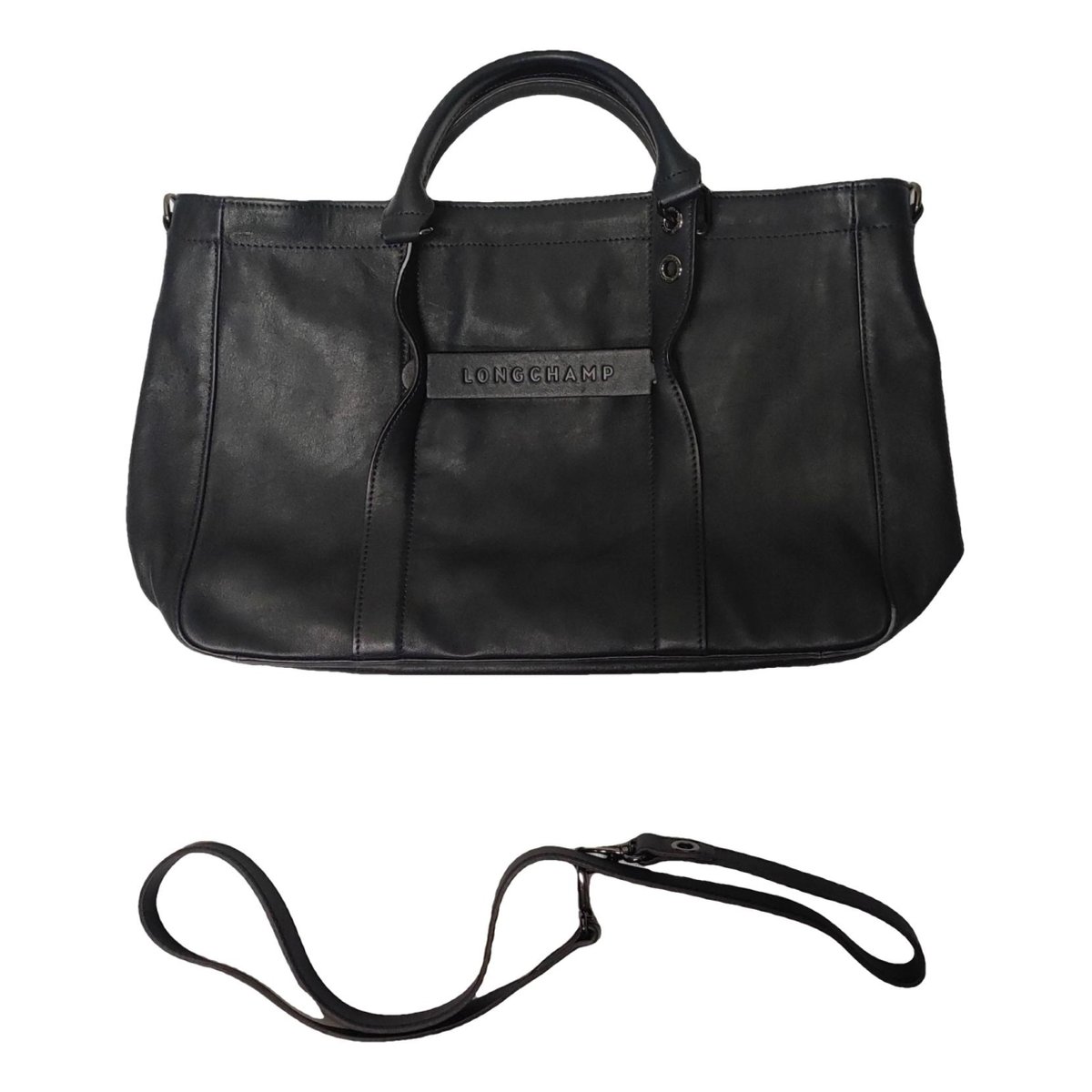 3D leather handbag