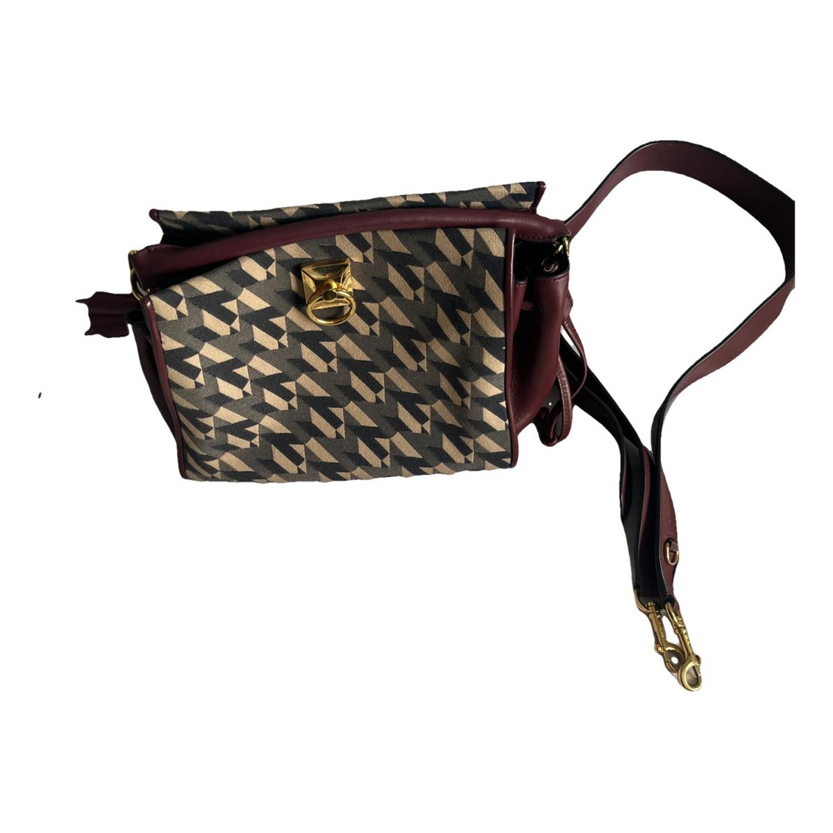 Iris leather handbag