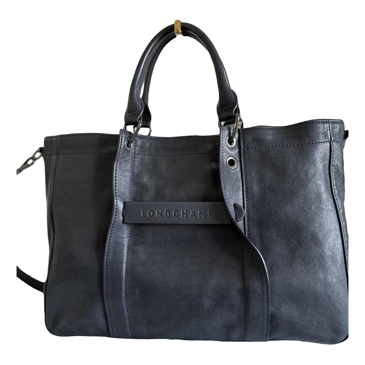 3D leather crossbody bag