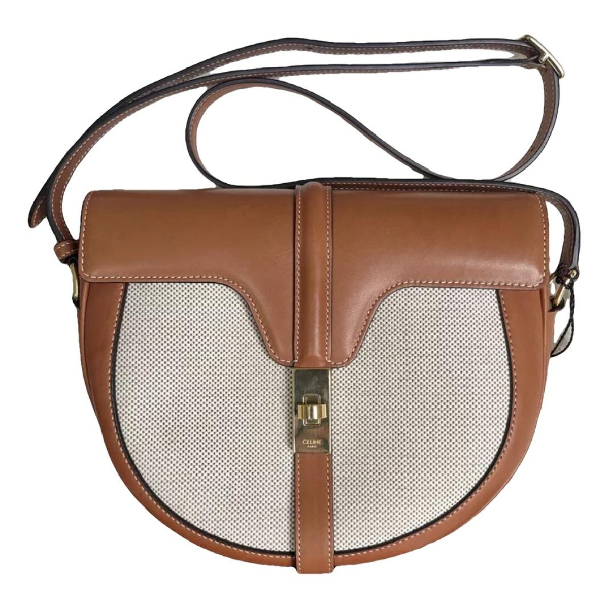 SAC 16 BESACE leather handbag