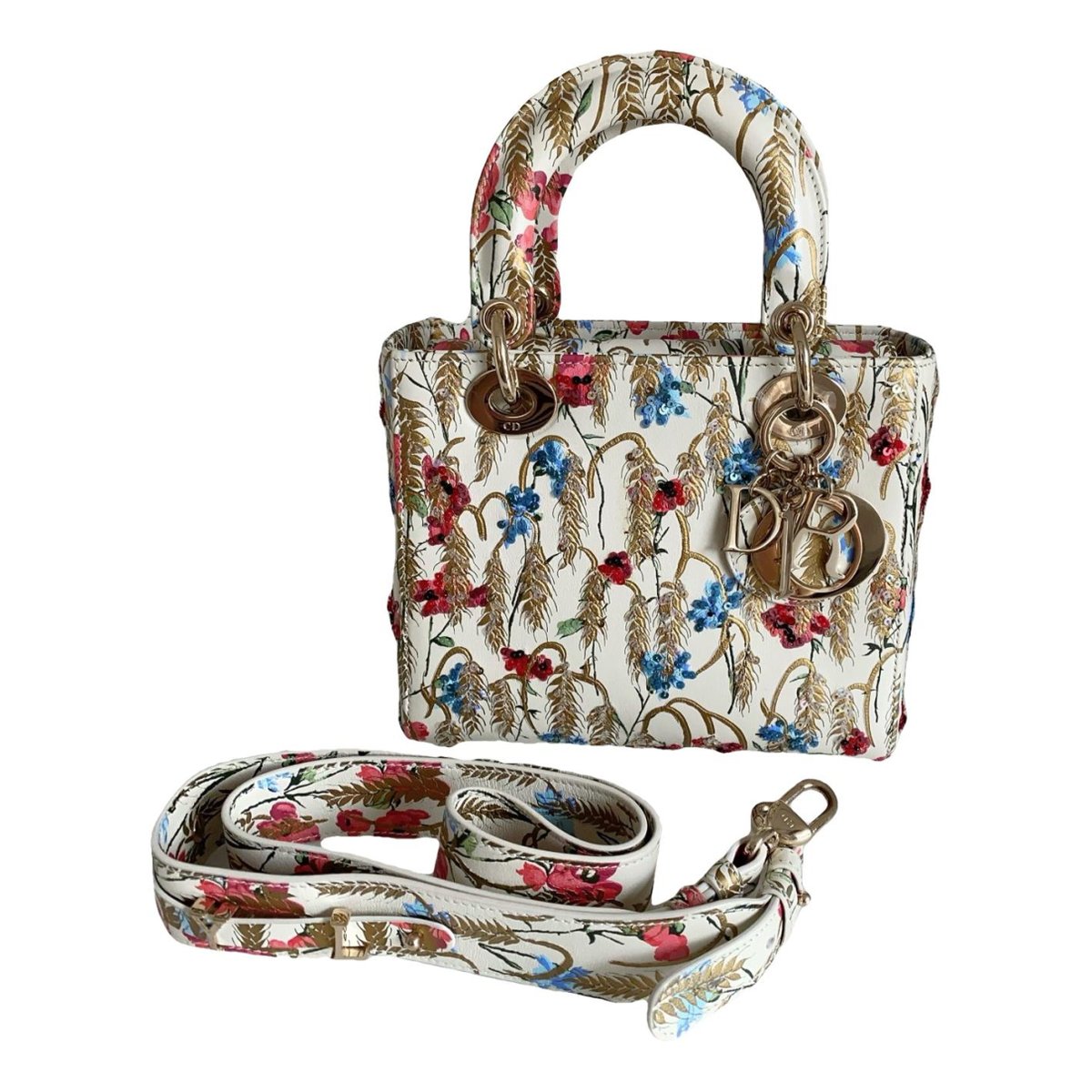 Lady Dior leather handbag