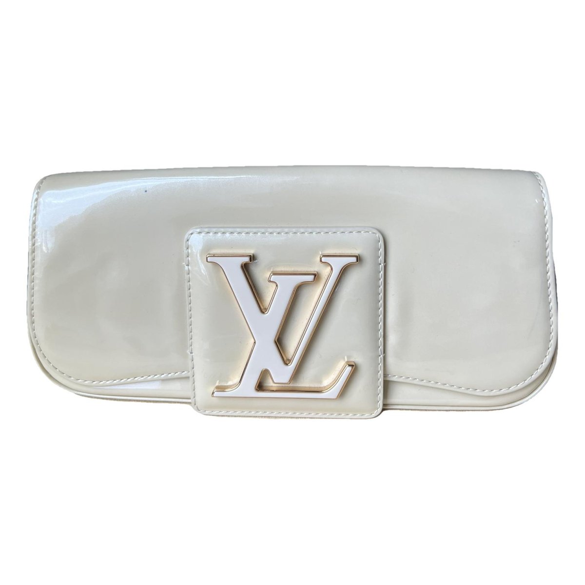 Sobe patent leather clutch bag
