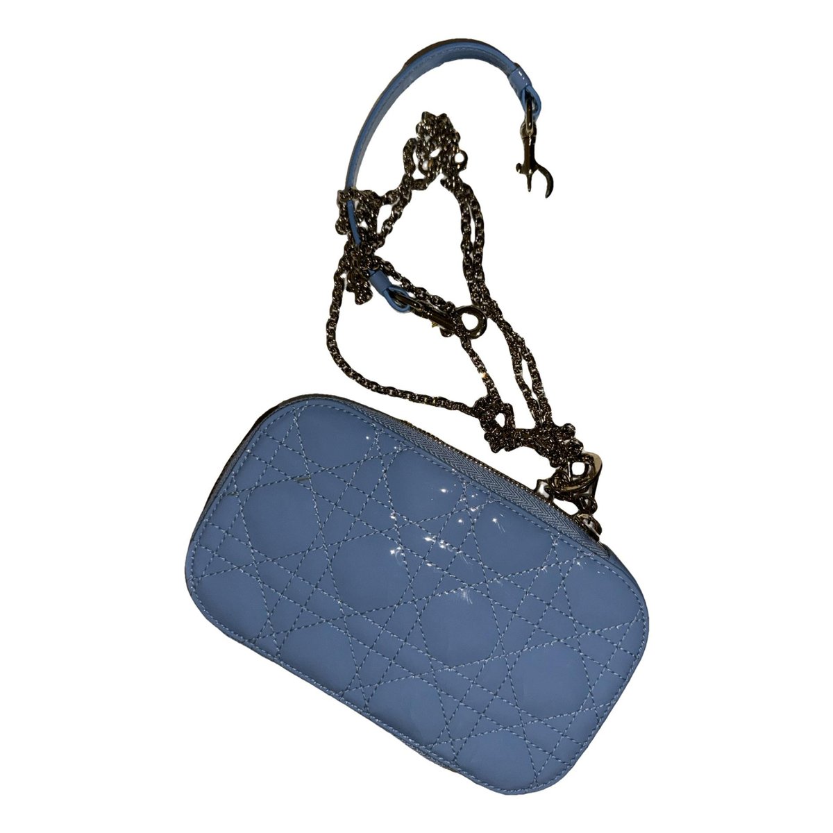 Lady Dior patent leather crossbody bag