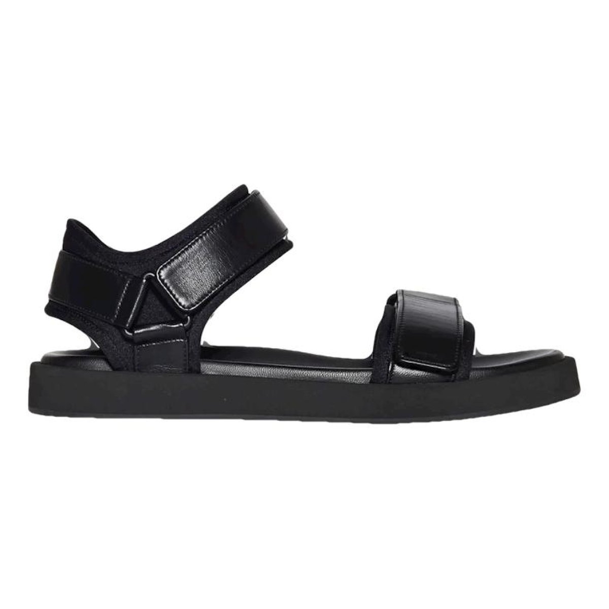 Hook And Loop leather sandal