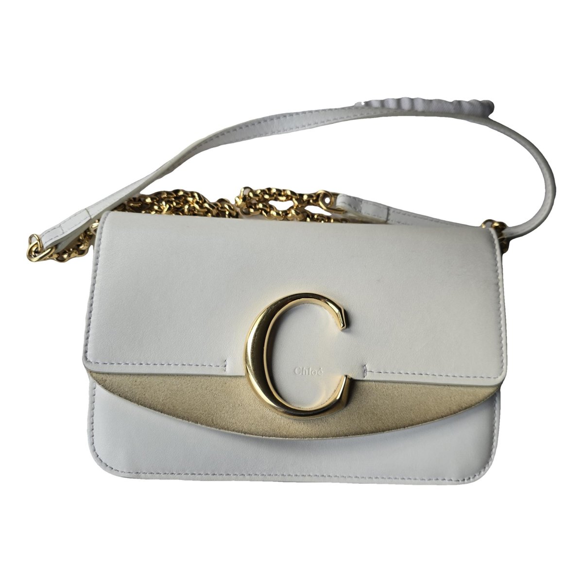 C leather crossbody bag