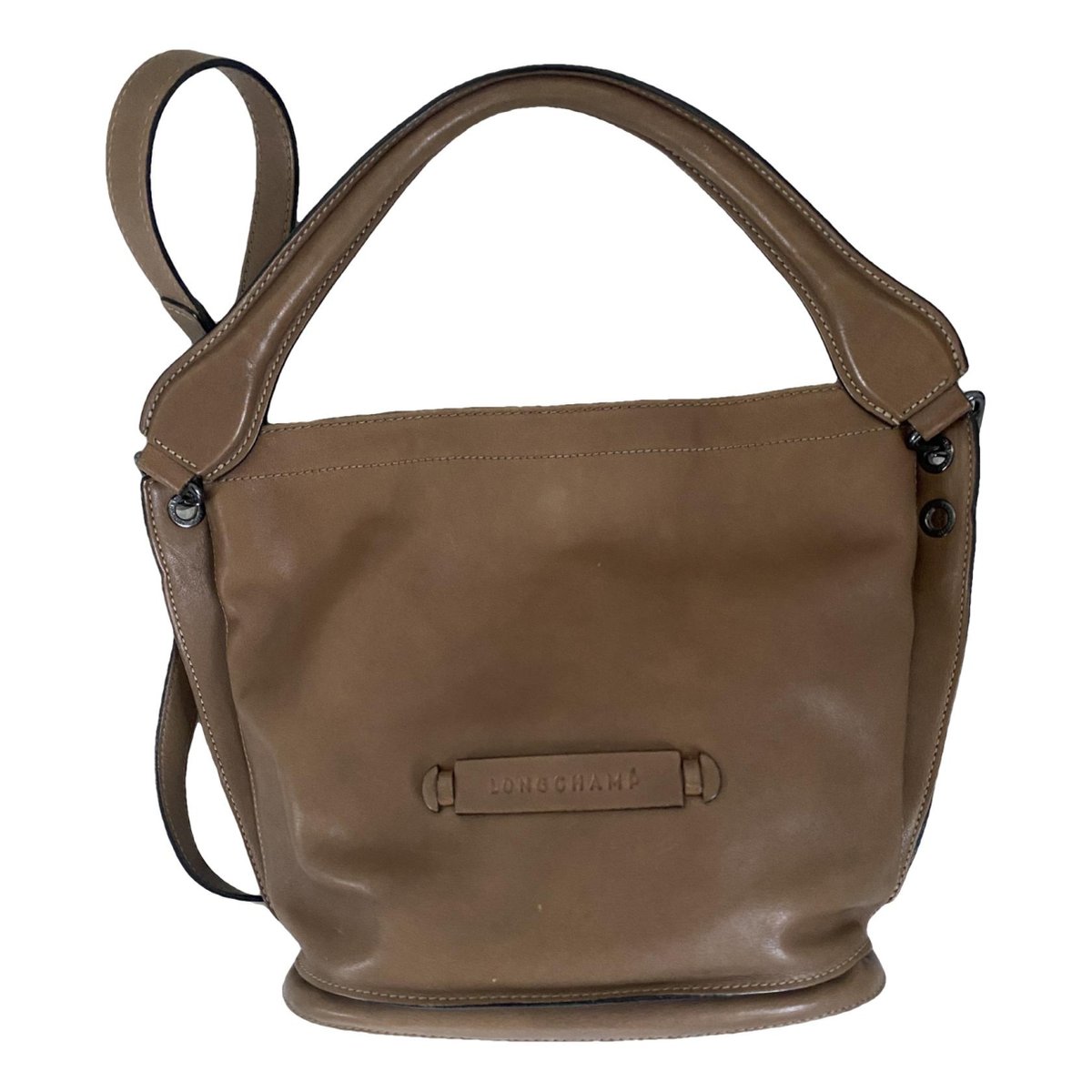 3D leather crossbody bag