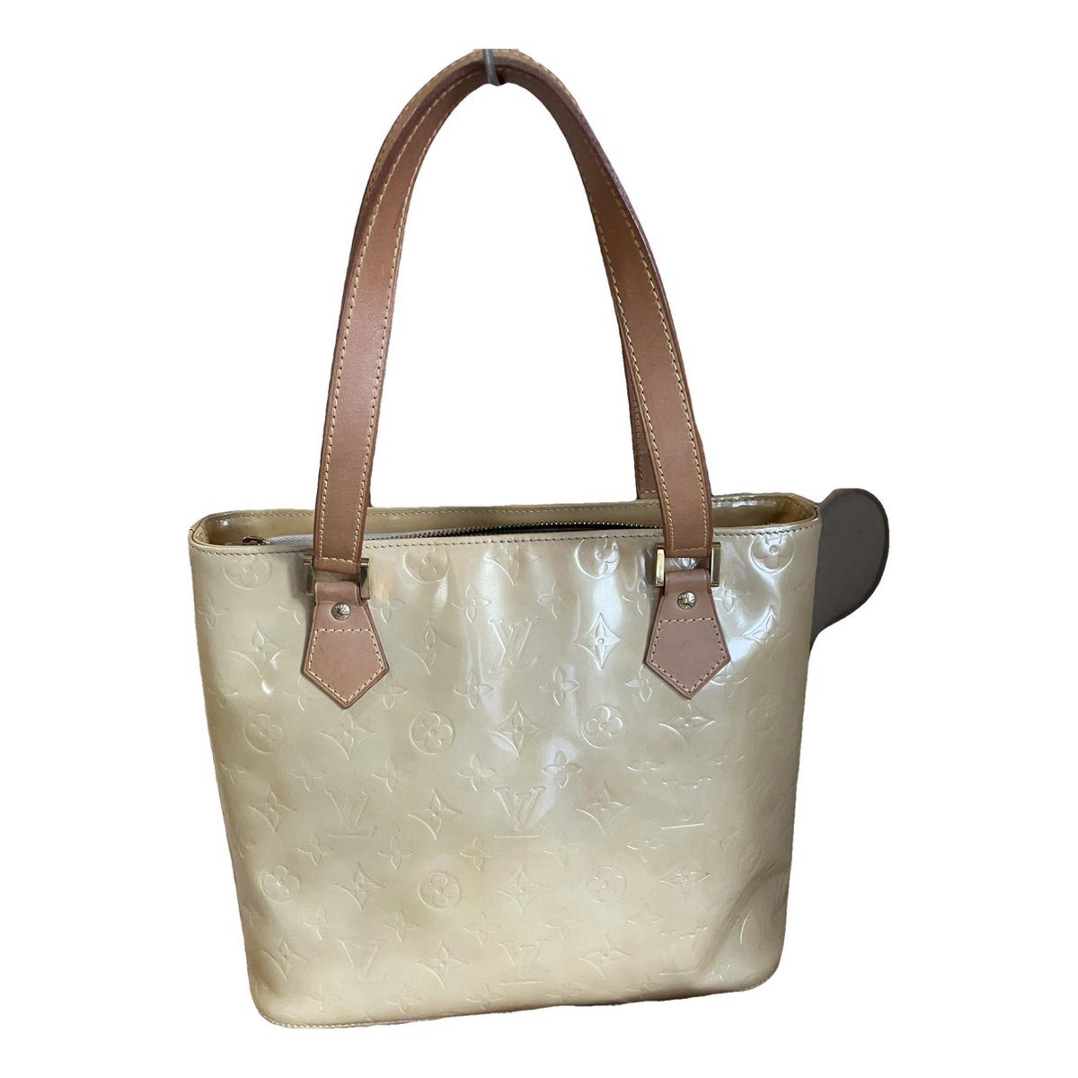 Houston patent leather handbag