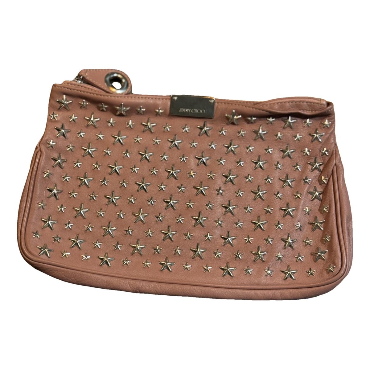 Candy leather clutch bag