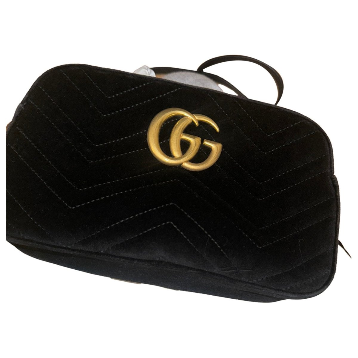 GG Marmont velvet crossbody bag