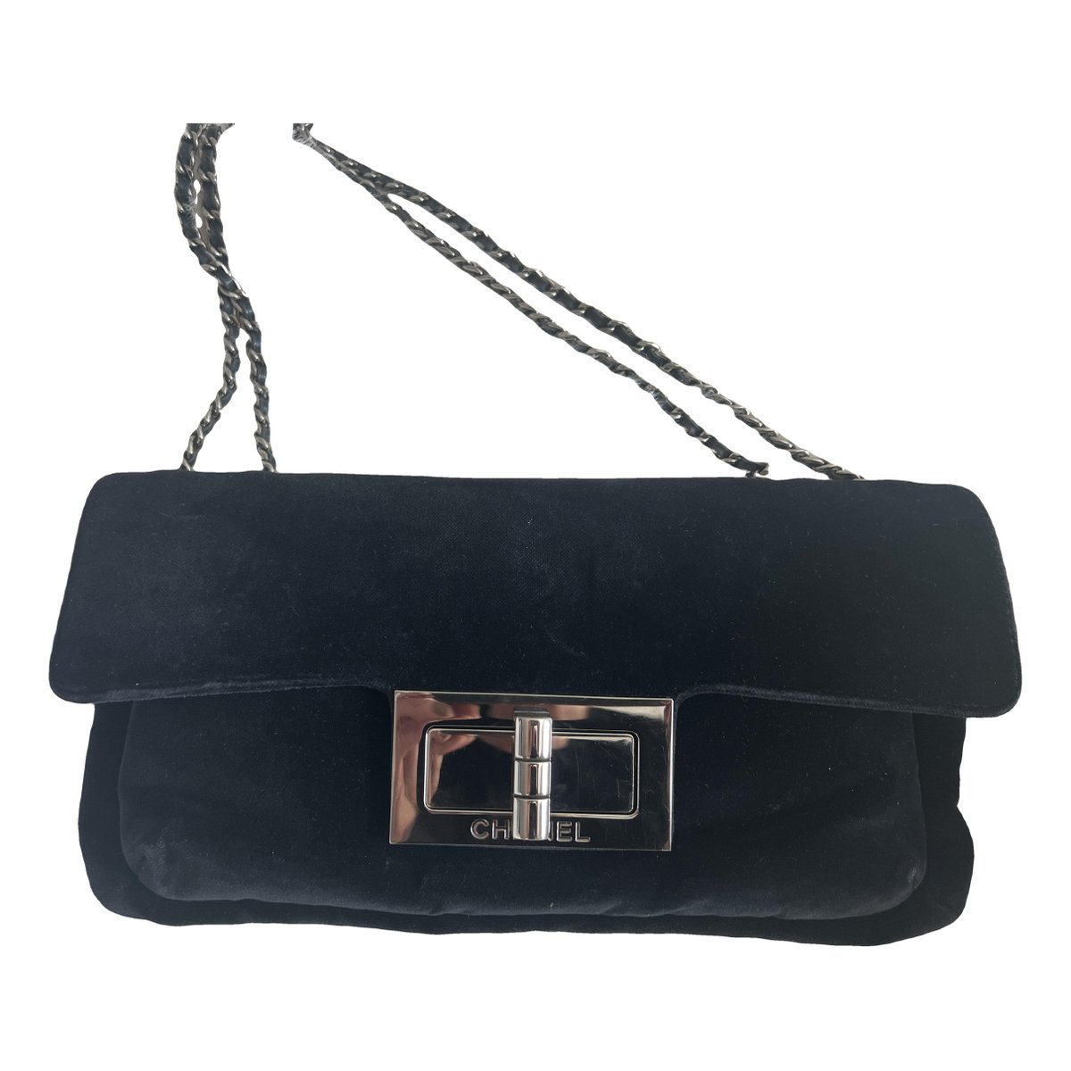 Mademoiselle velvet handbag