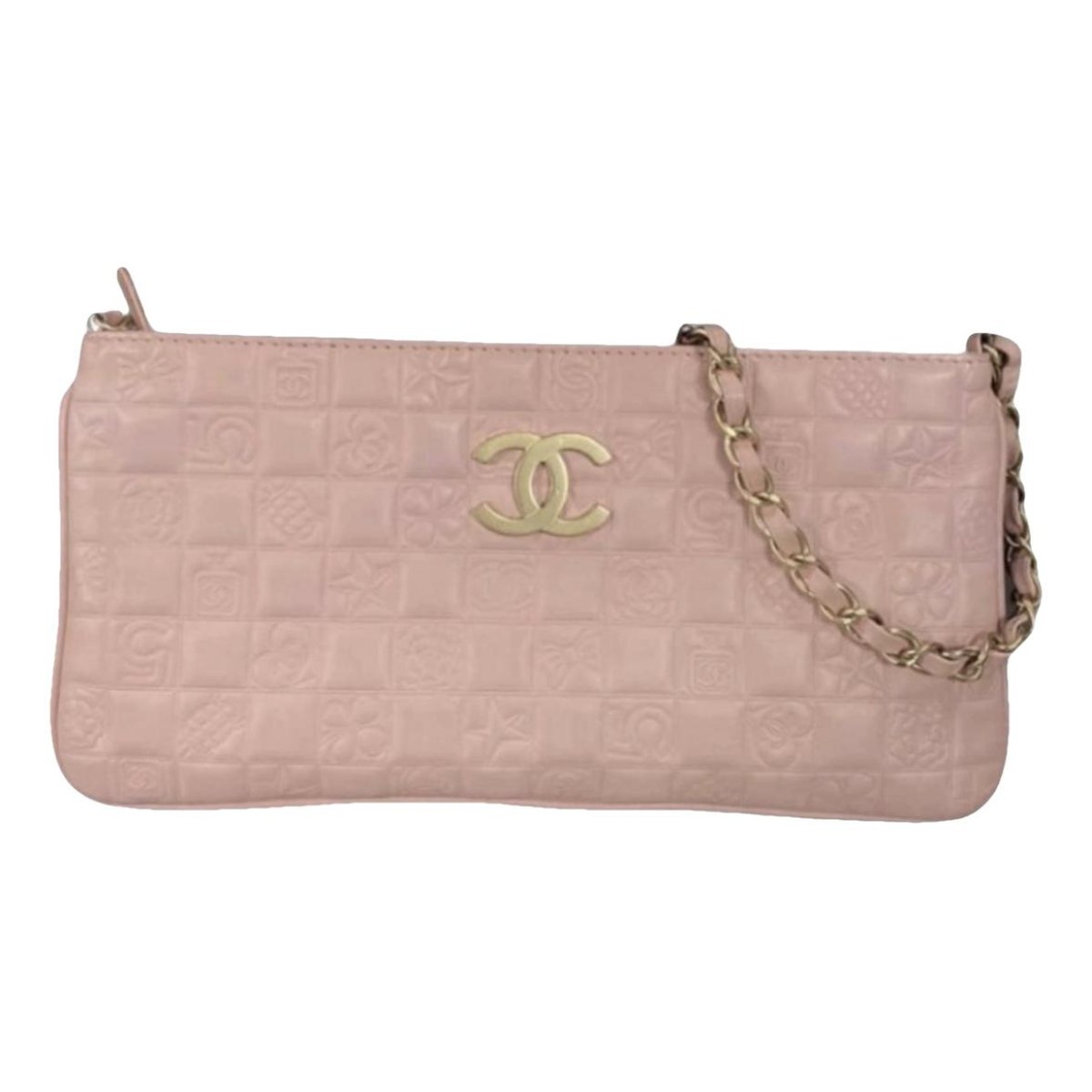 Wallet On Chain leather crossbody bag