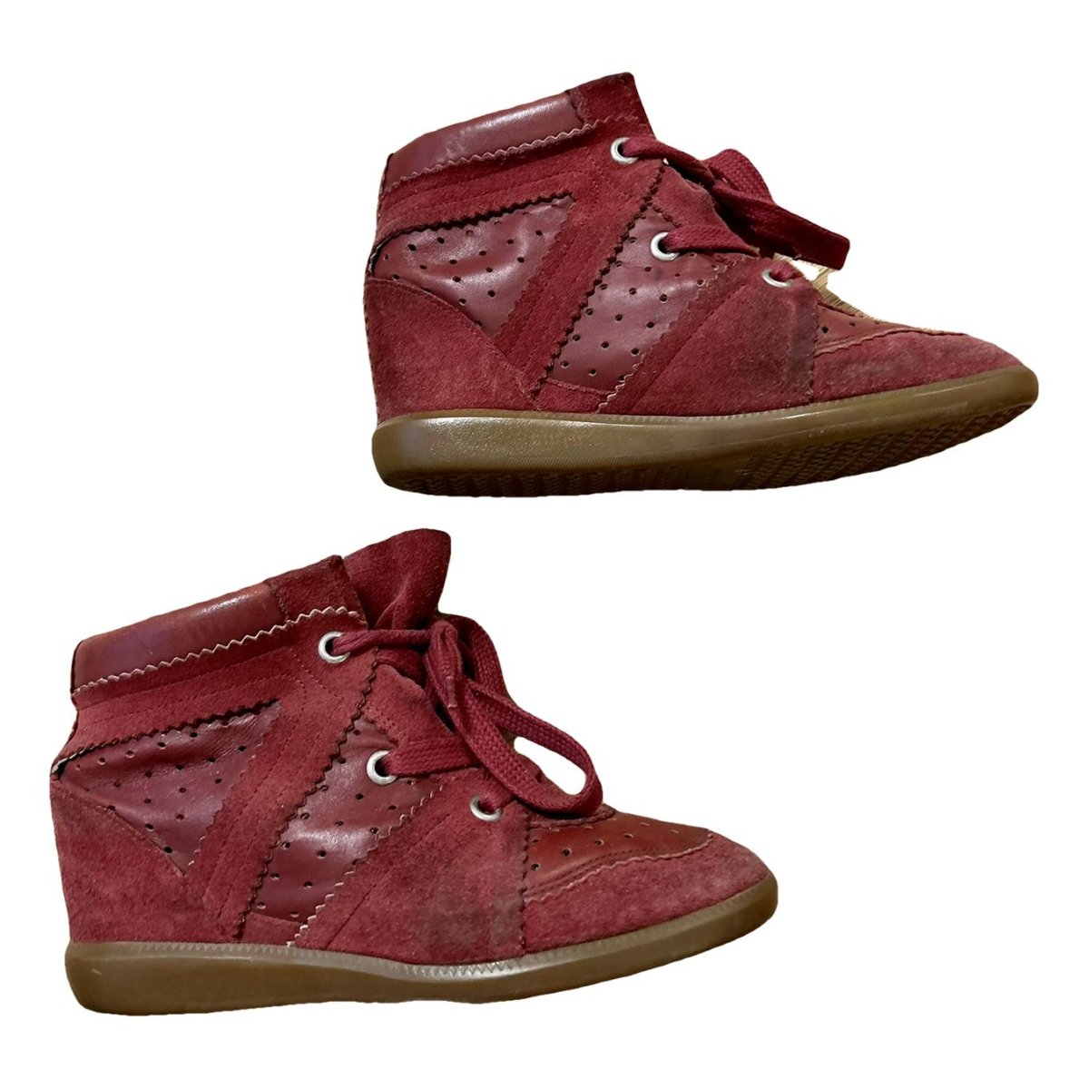 Betty leather trainers
