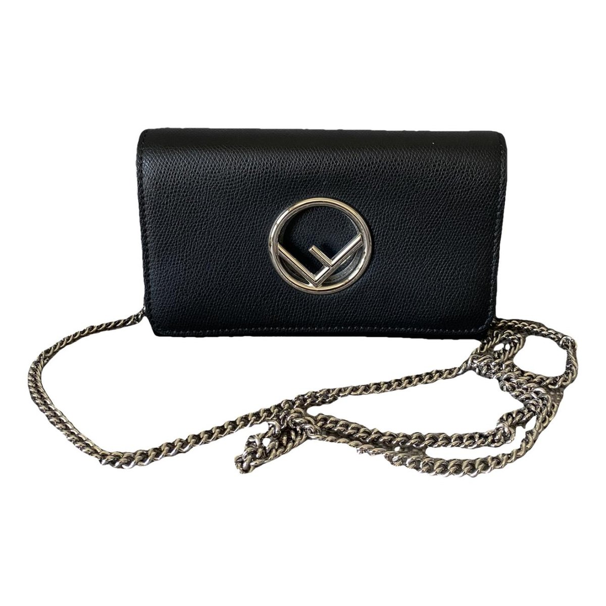 Wallet On Chain leather mini bag