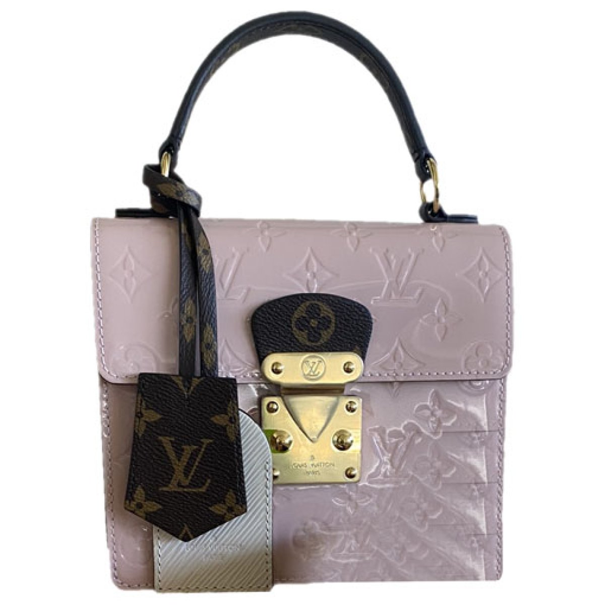 Spring street patent leather crossbody bag