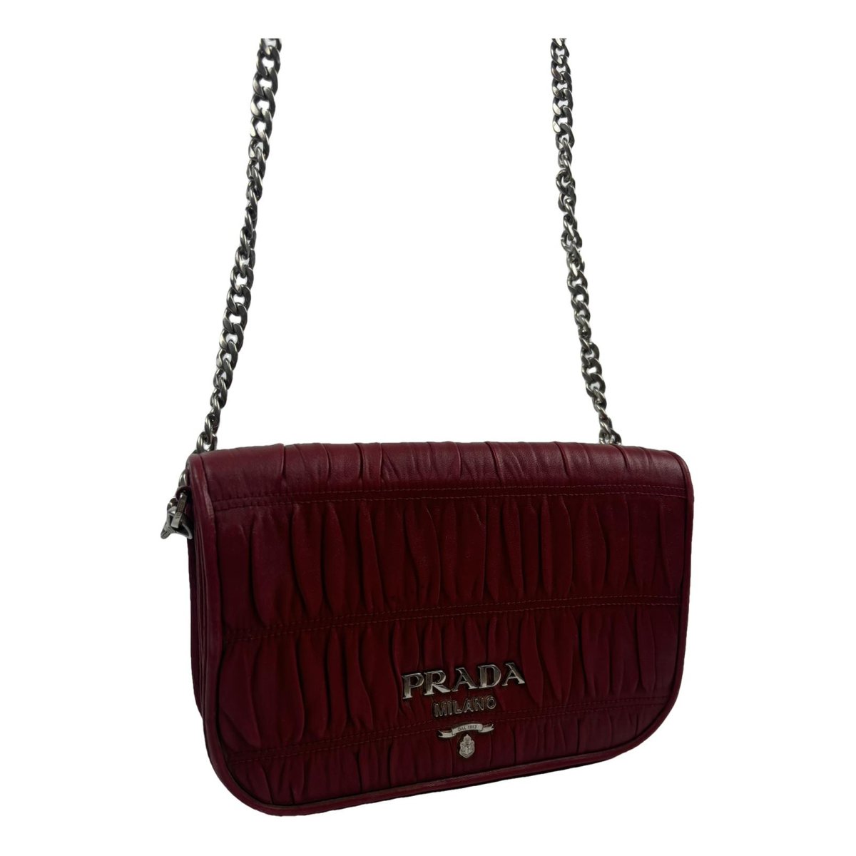 Diagramme leather handbag