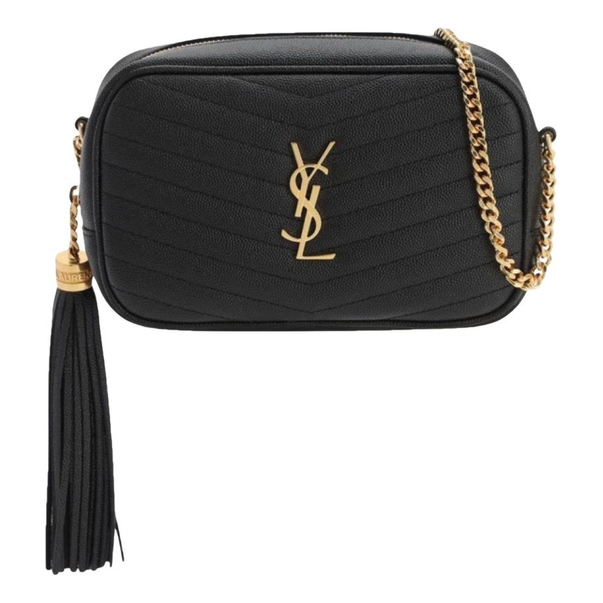 Camera Lou leather crossbody bag