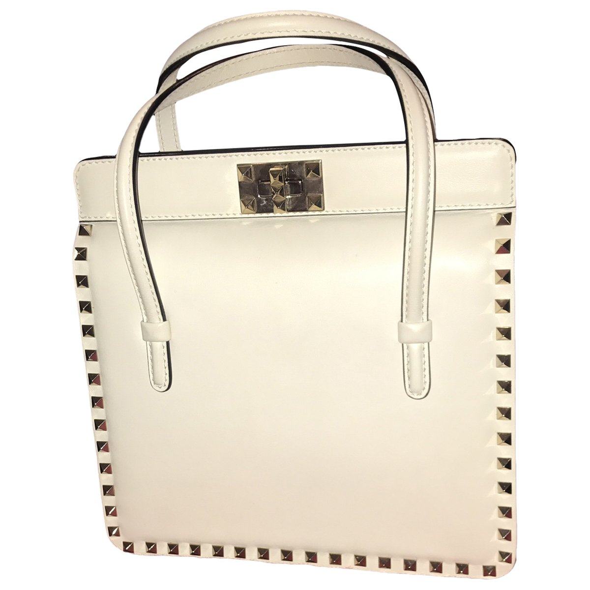 My Rockstud leather handbag