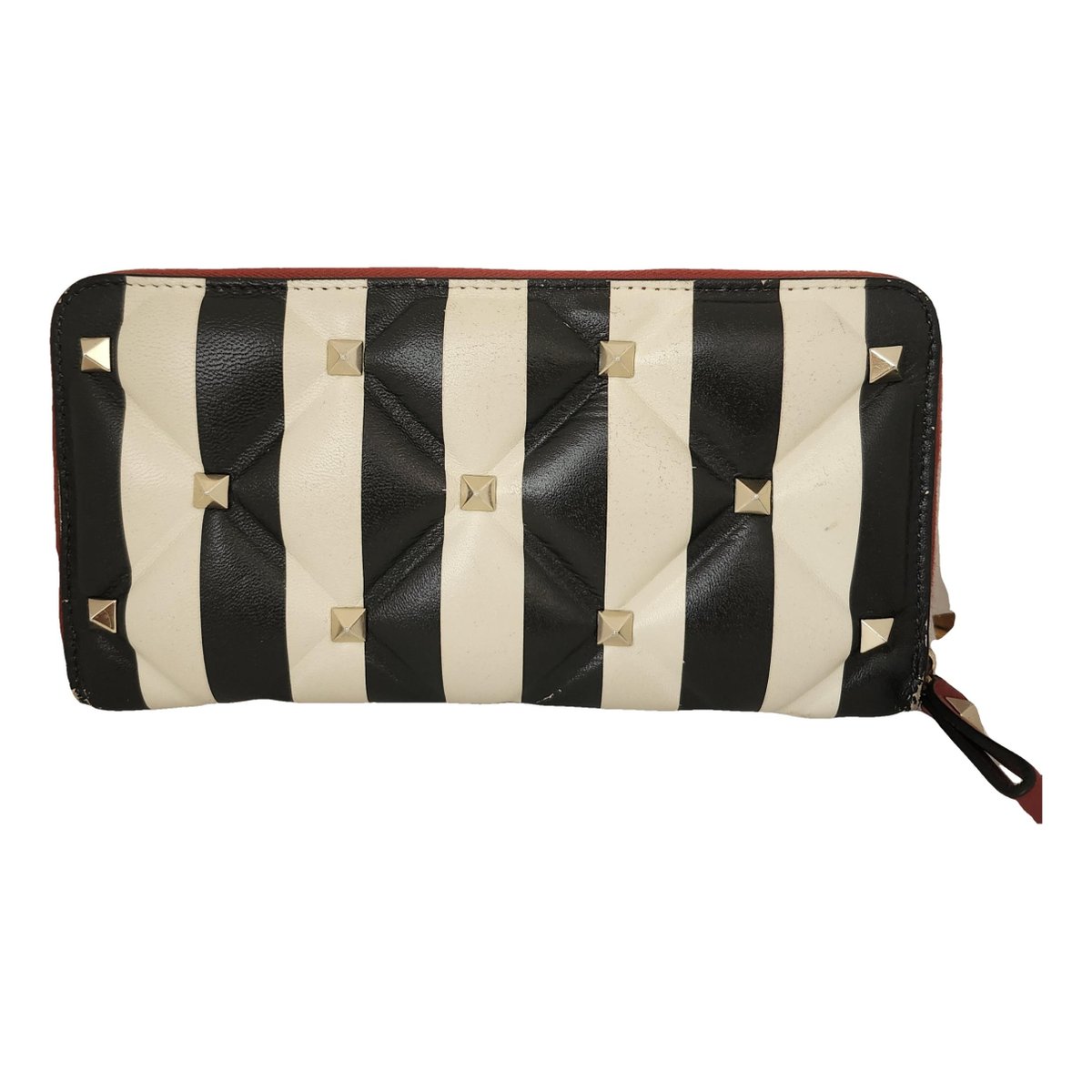 Rockstud leather wallet