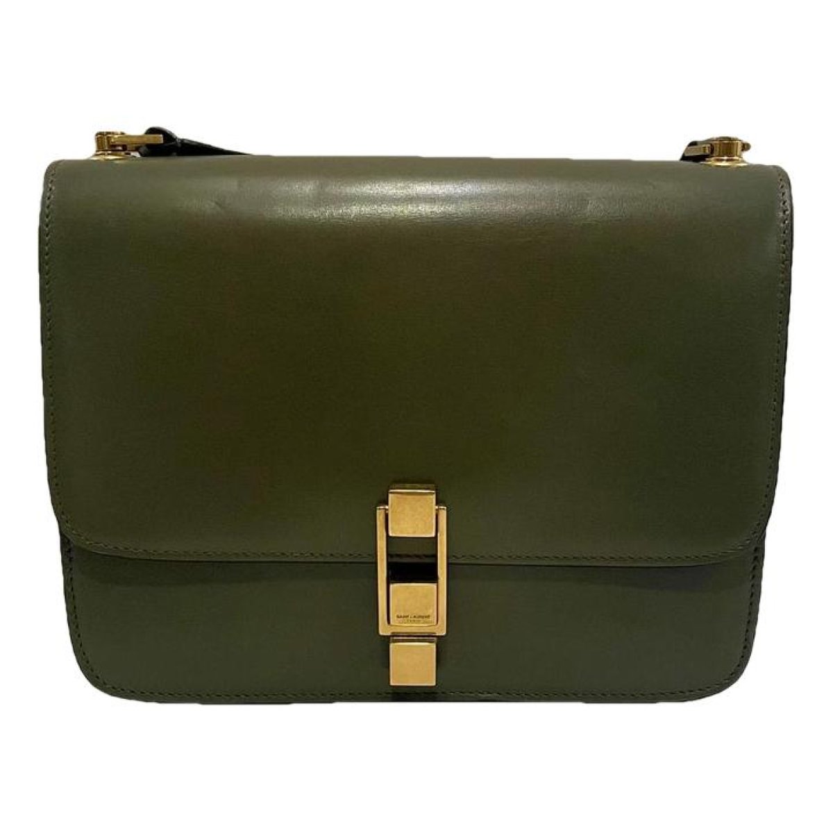 Carré leather crossbody bag